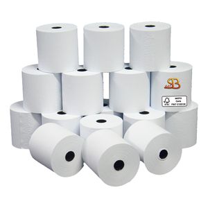 Blister 10 rotoli carta neutra 60gr 57mm x 40mt Ã˜ 64mm per Calcolatrice