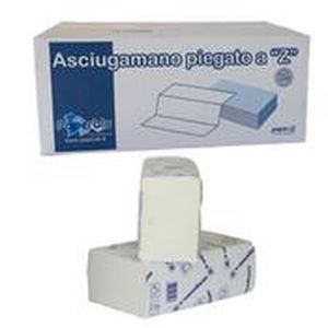 ASCIUGAMANO PIEGATO A Z Pura cellulosa 3.000 PZ.