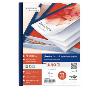 Portelistino personalizzabile UnoTI 22x30cm 12 buste Sei Rota