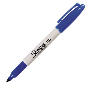 MARCATORE SHARPIE BLU PERMANENTE P.FINE  conf.12 pezzi