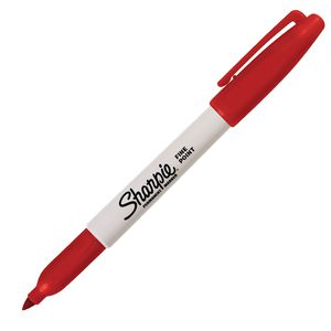 MARCATORE SHARPIE ROSSO PERMANENTE P.FINE  conf.12 pezzi