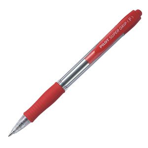 PENNA SFERA SCATTO SUPER GRIP ROSSO FINE 0.7MM PILOT confezione 12 pezzi