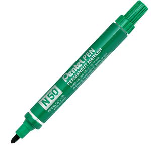 MARCATORE PENTEL PEN N50 VERDE P.TONDA conf 12 pezzi