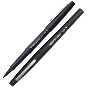 PENNARELLO FLAIR NYLON NERO PUNTA 1.1MM PAPERMATE conf.12 pezzi