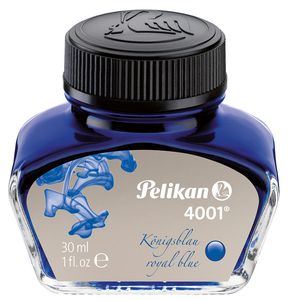 INCHIOSTRO STILOGRAFICO PELIKAN 4001 30ML BLU ROYAL