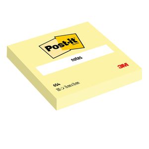 Post-it® Foglietti riposizionabili, 76 x 76 mm, Blocchetti da 100 fogli, Giallo Canary™ (confezione 12 blocchetti)