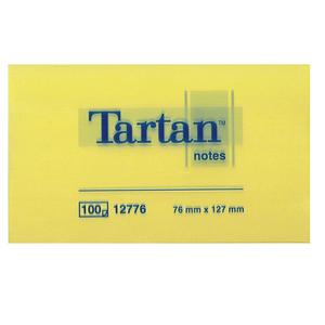 BLOCCO TARTAN (TM) 12776 GIALLO 76X127MM 100FG 63GR