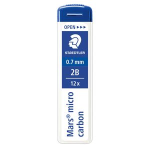 12 astucci da 12 mine 0.7mm MARSÂ®MICRO 250 07-2B STAEDTLER