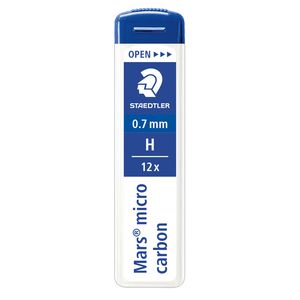 12 astucci da 12 mine 0.7mm MARS®MICRO 250 07-H STAEDTLER