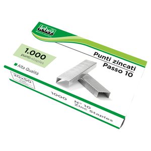 20 SCATOLE DA 1000 PUNTI ZINCATI P-10 PASSO 10