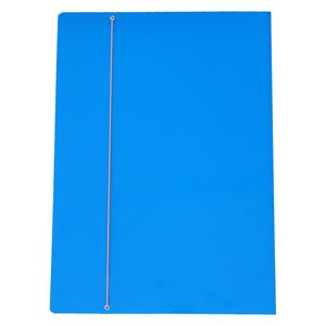 CARTELLINA C/ELASTICO cartone plastificato 50X70CM AZZURRO 57EL