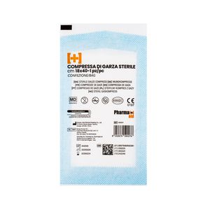 GARZA IDROFILA STERILE COMPRESSA cm 18 x 40 GARZA IDROFILA STERILE COMPRESSA cm 18 x 40