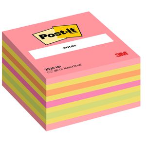 BLOCCO CUBO 450foglietti Post-itÂ® 76x76mm 2028-NP ROSA GUAVA