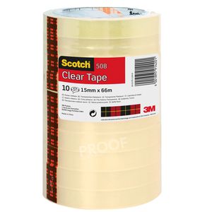 TORRE 10 RT NASTRO ADESIVO ScotchÂ® 508 15MMX66M IN PPL