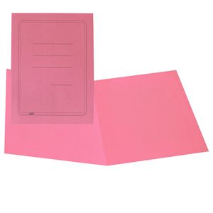 100 CARTELLINE SEMPLICI ROSA C/STAMPA 145GR