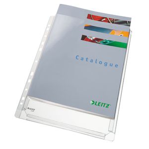 10 BUSTE FORATE C/SOFFIETTO 22X30 IN PVC  