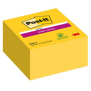 Post-it 3M memo cube 2028s super sticky 350ff 76x76 Post-it 3M memo cube 2028s super sticky 350ff 76x76
