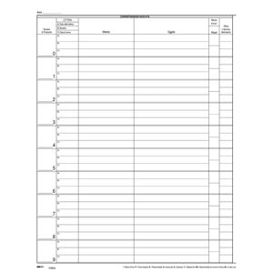 REGISTRO CORRISPONDENZA ARRIVO-PARTENZA 50PAG. 31X24 E2806