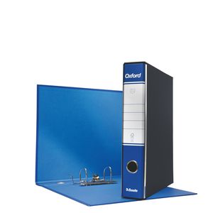 Registratore OXFORD G82 blu dorso 5cm f.to commerciale ESSELTE Registratore OXFORD G82 blu dorso 5cm f.to commerciale ESSELTE