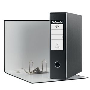 Registratore EUROFILE G53 nero dorso 8cm f.to commerciale ESSELTE Registratore EUROFILE G53 nero dorso 8cm f.to commerciale ESSELTE