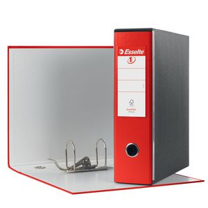 Registratore EUROFILE G53 rosso dorso 8cm f.to commerciale ESSELTE Registratore EUROFILE G53 rosso dorso 8cm f.to commerciale ESSELTE