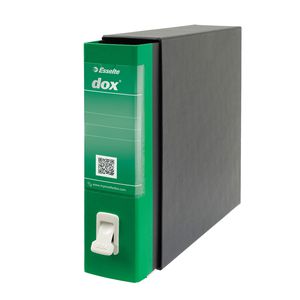 Registratore Dox 2 verde dorso 8cm f.to protocollo