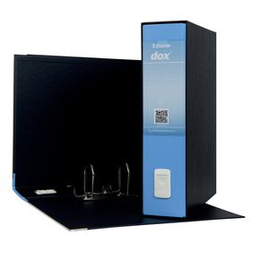 Registratore Dox 2 azzurro dorso 8cm f.to protocollo Registratore Dox 2 azzurro dorso 8cm f.to protocollo