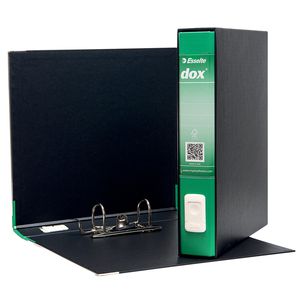 Registratore Dox 4 verde dorso 5cm f.to commerciale Esselte Registratore Dox 4 verde dorso 5cm f.to commerciale Esselte