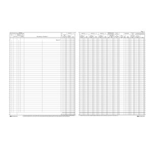 REGISTRO IVA ACQUISTI 22 PAG. NUMERATE 31X24,5CM E2116N EDIPRO