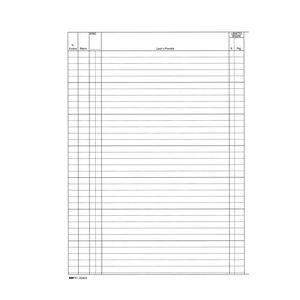 REGISTRO CONTABILITA' DEI LAVORI 31x21cm 47pag numerate E2923 EDIPRO