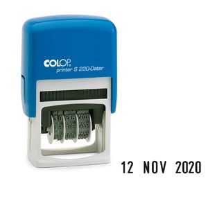 Timbro datario S220 4mm autoinchiostrante COLOP Timbro datario S220 4mm autoinchiostrante COLOP
