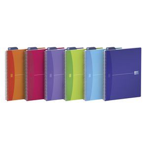 Quaderno spiralato 150x210mm 1rigo c/margine 90gr 90fg MyColors OXFORD Quaderno spiralato 150x210mm 1rigo c/margine 90gr 90fg MyColors OXFORD
