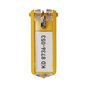 SCATOLA 6 PORTACHIAVI KEY CLIP GIALLO DURABLE SCATOLA 6 PORTACHIAVI KEY CLIP GIALLO DURABLE