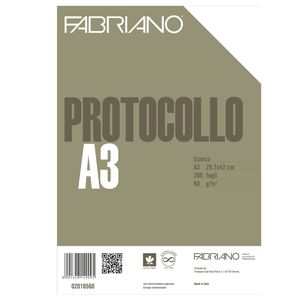 Carta protocollo bianco g 60 ff200