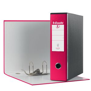 Registratore EUROFILE G53 fucsia dorso 8cm f.to commerciale ESSELTE Registratore EUROFILE G53 fucsia dorso 8cm f.to commerciale ESSELTE