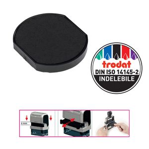 BLISTER 2 TAMPONCINO 6/46040 NERO TRODAT BLISTER 2 TAMPONCINO 6/46040 NERO TRODAT