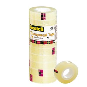 Nastro adesivo 3M SCOTCH 550 mm 19x33 m Conf.8 pz.