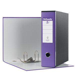 Registratore EUROFILE G53 viola dorso 8cm f.to commerciale ESSELTE Registratore EUROFILE G53 viola dorso 8cm f.to commerciale ESSELTE