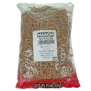 Elastici - diametro 15 cm - 1 kg - caucciù - avana - Markin Elastici - diametro 15 cm - 1 kg - caucciù - avana - Markin
