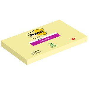 Post-it 3M 655-s super sticky 90 ff 76x127 giallo CONF.12 PZ Post-it 3M 655-s super sticky 90 ff 76x127 giallo CONF.12 PZ