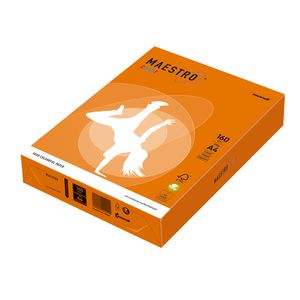 CARTA MAESTRO COLOR A4 210x297mm 160gr 250fg ARANCIO FORTE OR43 MONDI CARTA MAESTRO COLOR A4 210x297mm 160gr 250fg ARANCIO FORTE OR43 MONDI
