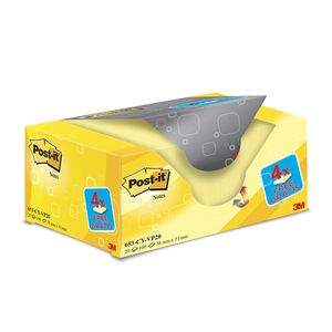 Post-it 3M 653 100 ff 38x51 giallo 16+4