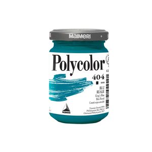 Colore vinilico Polycolor vasetto 140 ml blu reale Maimeri Colore vinilico Polycolor vasetto 140 ml blu reale Maimeri