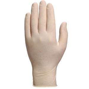 Scatola 100 GUANTI LATTICE Tg.Piccola 6/7 NON Talcati V1340
