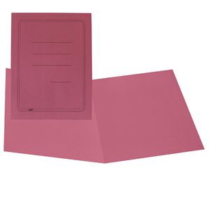 CARTELLINE SEMPLICI ROSSO CON STAMPA 145GR conf.100 pz.