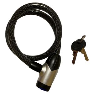 Lucchetto a spirale a 2 chiavi Ø12x650mm Metalplus Lucchetto a spirale a 2 chiavi Ø12x650mm Metalplus