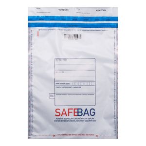 100 Sacchetti di sicurezza bianchi Safe Bag per corrieri B4 25,6x37+4cm 100 Sacchetti di sicurezza bianchi Safe Bag per corrieri B4 25,6x37+4cm