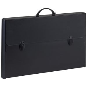 Valigetta polionda Total Black 37x60cm dorso rigido 5cm Favorit