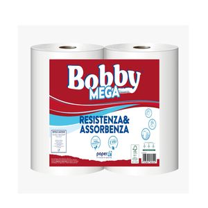 BOBINA BOBBY MEGA IN PURA CELLULOSA cf.2 pz BOBINA BOBBY MEGA IN PURA CELLULOSA cf.2 pz