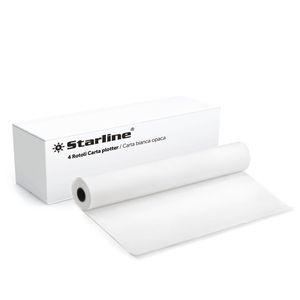 CARTA PLOTTER 914mm x 50m 90GR INKJET Starline CARTA PLOTTER 914mm x 50m 90GR INKJET Starline